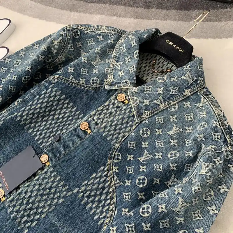 lv x nigo联名牛仔外套