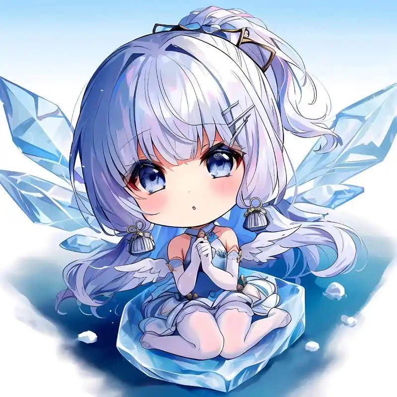 q版绫华来了#二次元 #头像控 #动漫女头 #动漫头像  - 抖音