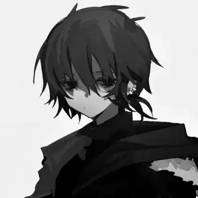 日系ins风漫画头像黑白男84张_男生动漫头像_头像屋