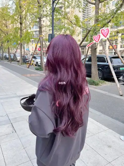 想染一辈子的紫色头发