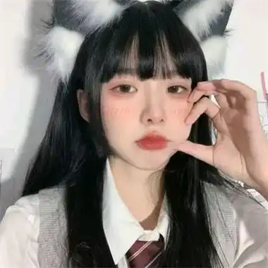 清纯小清新女生真人头像高清可爱漂亮单纯女头图片