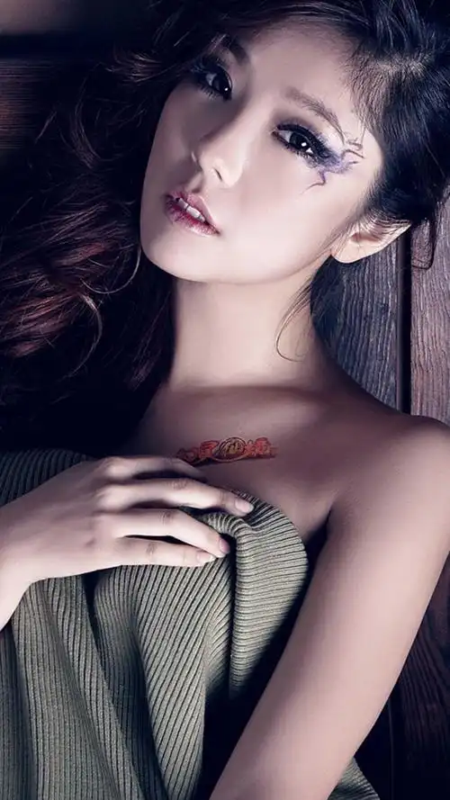 性感美女明星赵奕欢,高清图片,手机锁屏桌面-壁纸族