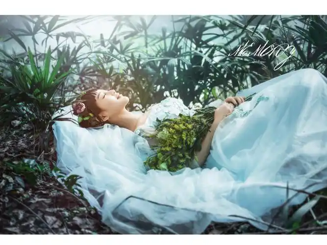 森林梦幻风格婚纱照