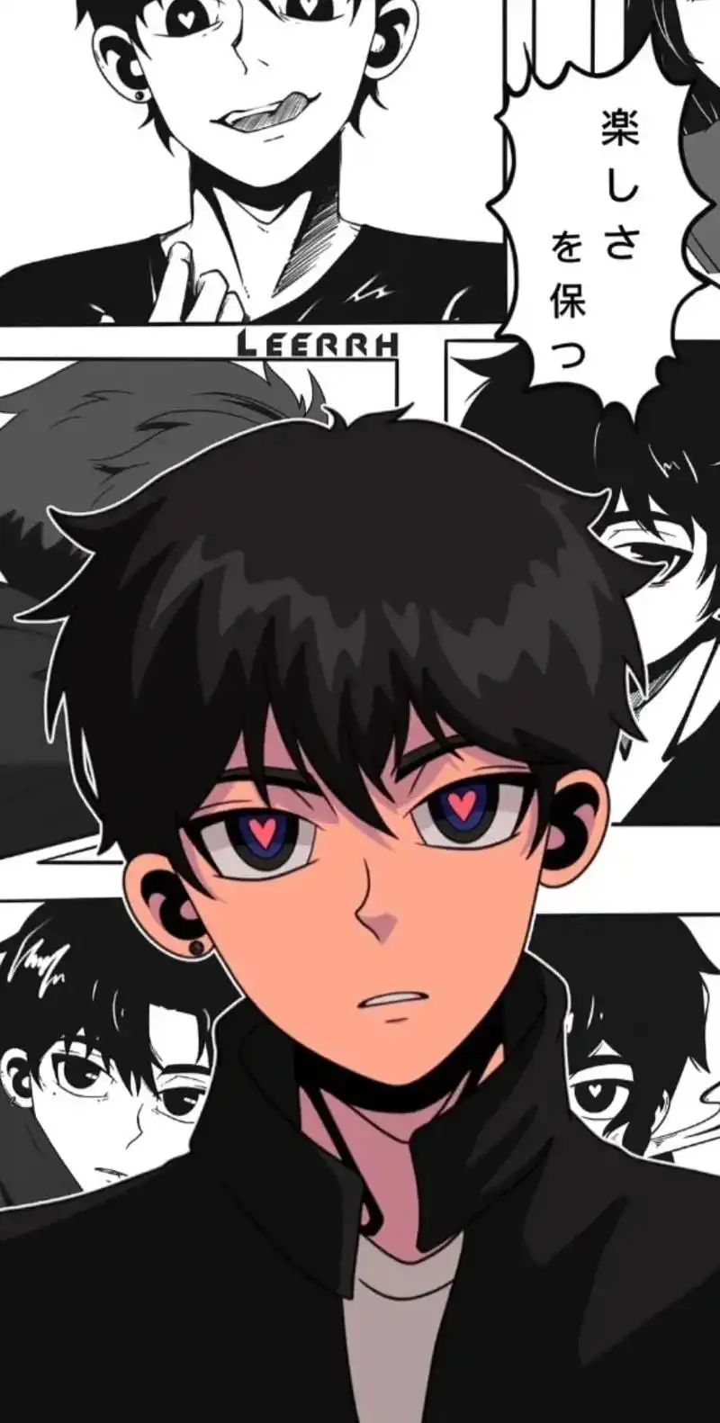 手机壁纸#二次元 #日漫 #黑白漫画 - 抖音