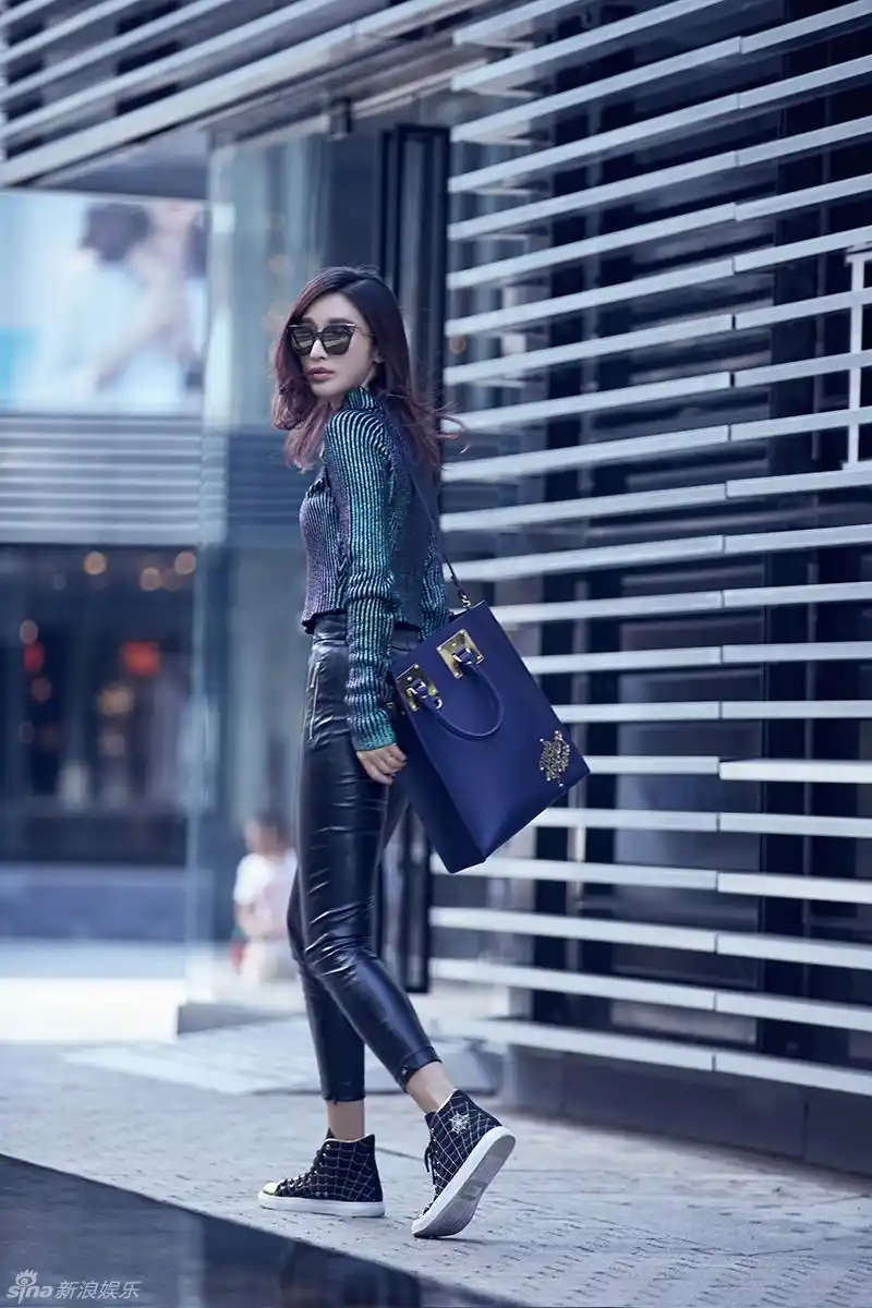 组图:张俪潮流街拍出炉 帅气搭配摩登范儿_高清图集_新浪网