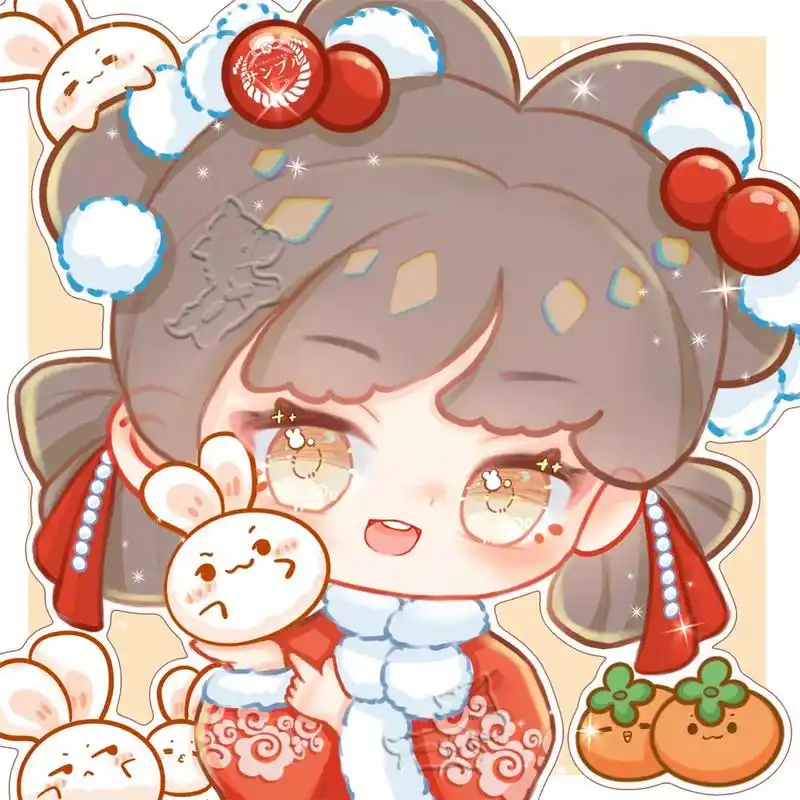 qq萌萌!超可爱新年兔年新春动漫女头