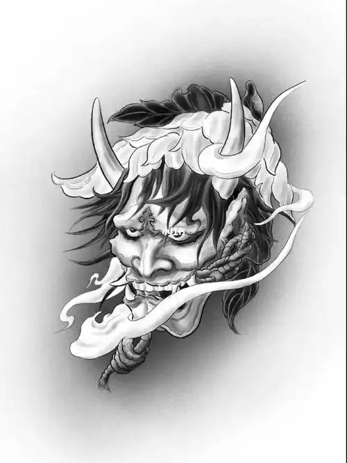 绘画过程  #刺青  #纹身手稿  #般若纹身  #纹身  #般若  #procreate