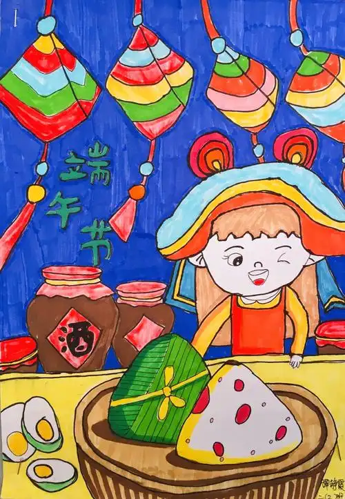 "粽情粽意画端午"——广宁县江屯镇中心小学端午佳节绘画展