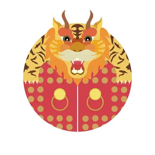 龙之九子系列图案设计