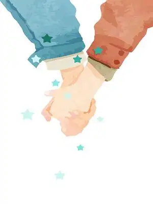 情侣手牵手图片