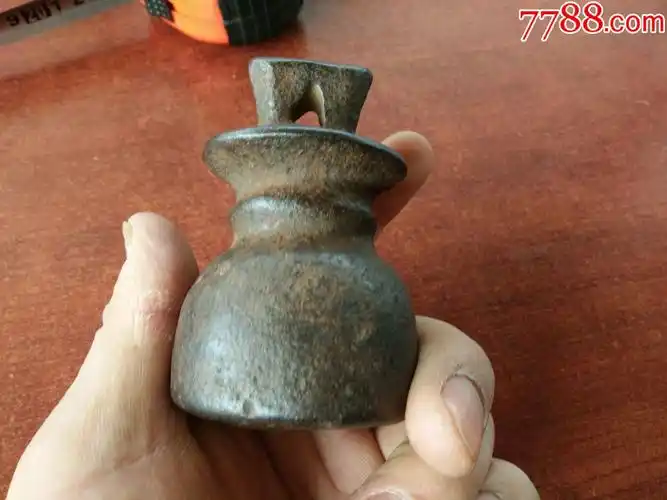 清代铁权,包浆好,分量重,密度高,案头佳品,包老包到代.看图