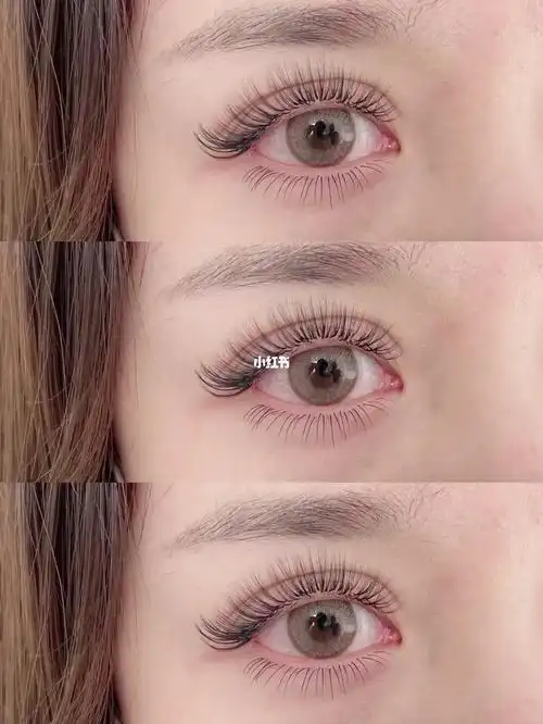 美睫韩式小开花自然放大双眼