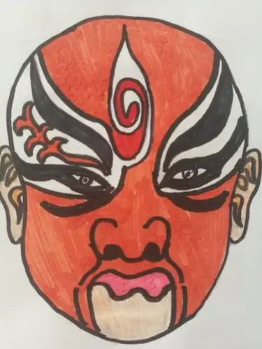 其它 七年级脸谱作业 写美篇京剧脸谱因为角色与性格特征的不同,便有