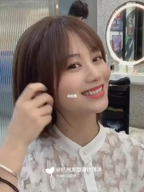 龄好看|可扎可披的少女感减龄锁骨发短发发型减爱了7815