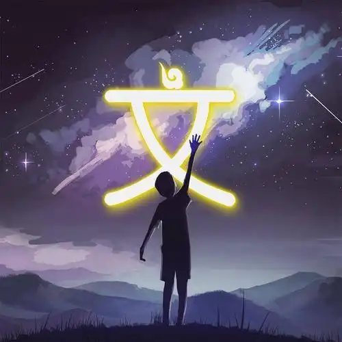 超好看的星空发光姓氏头像壁纸,赶紧把你的姓氏领走