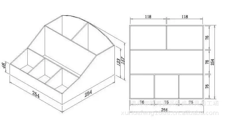 亚克力收纳盒化妆品杂物桌面收纳抽屉盒图片_3
