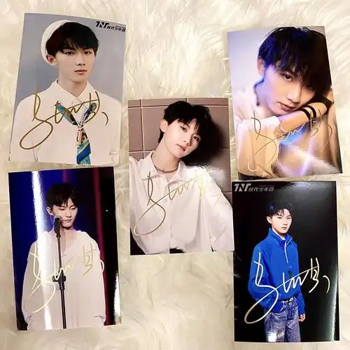 马嘉祺笔签名照片时尚周边非印刷爱豆照亲笔签名 小马10【图片 价格