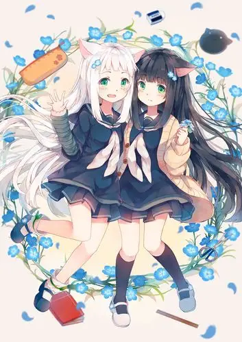 日站搜集-动漫美少女高清画集★ 【新浪微博:高清无水印iphone萌