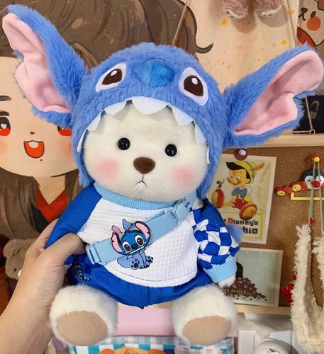 官方正品莉娜teddytales毛绒公仔玩偶丽娜熊手工手工毛绒布艺类玩具