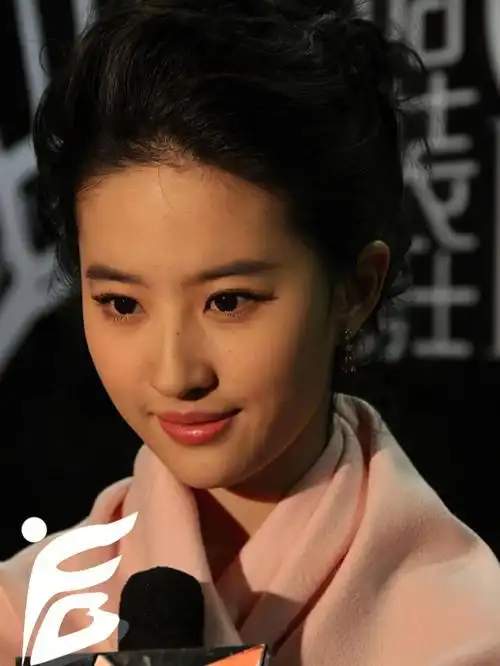 女神刘亦菲的盘发高清美图