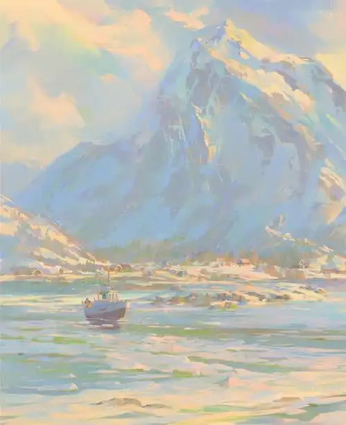 绚烂的色彩,对比鲜明的场景插画,slawek fedorczuk作品