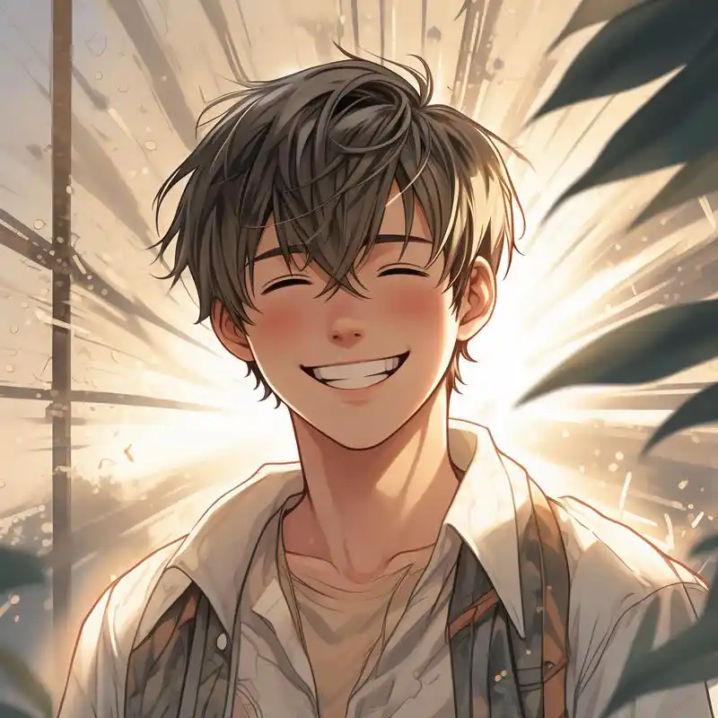 阳光笑容男生头像93一眼就心动的男生