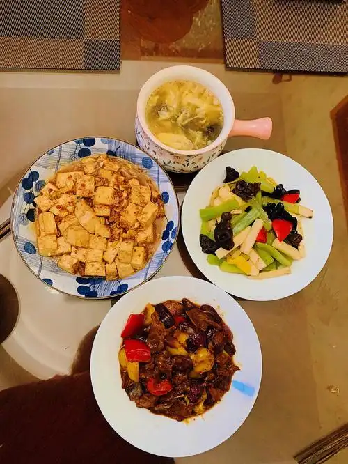 普通家庭今日晚餐
