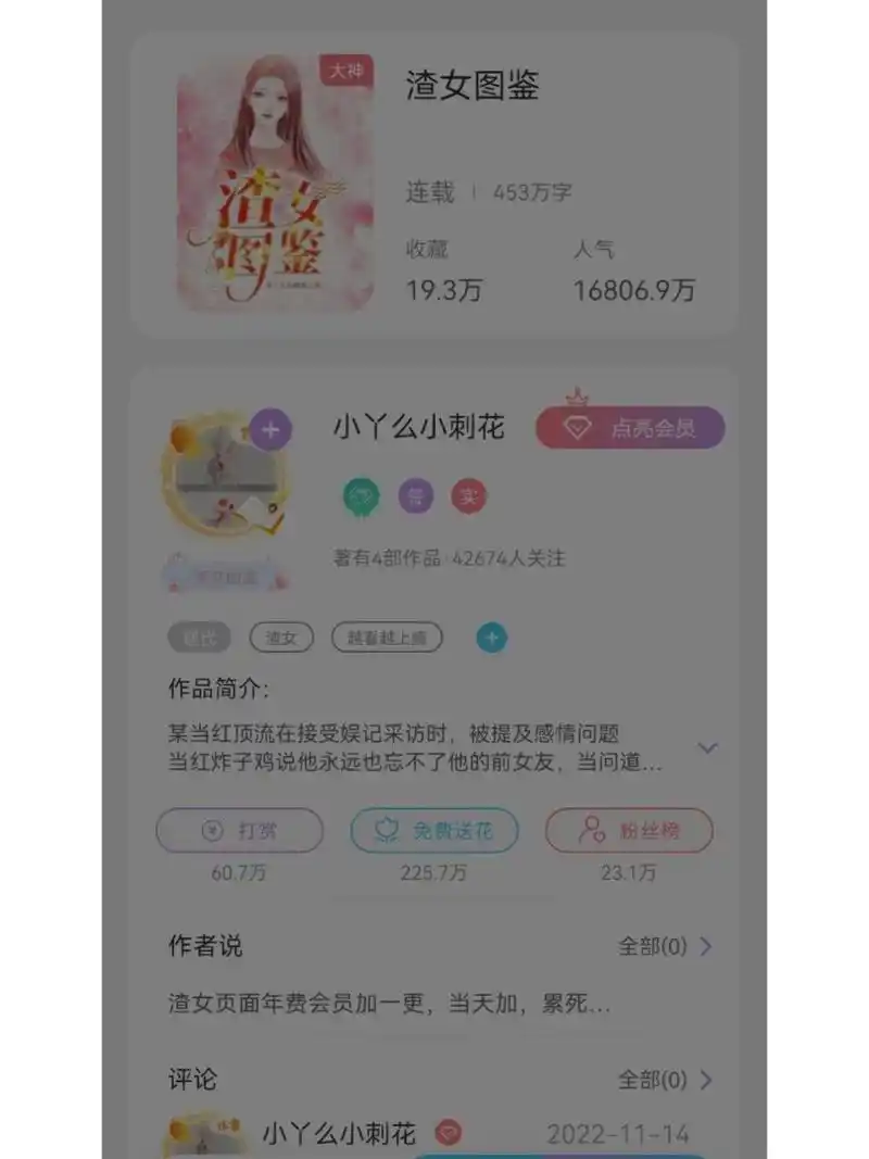 (渣女图鉴) 万人迷小说 渣女图鉴(女神图鉴) 作者:小丫么小刺花  94