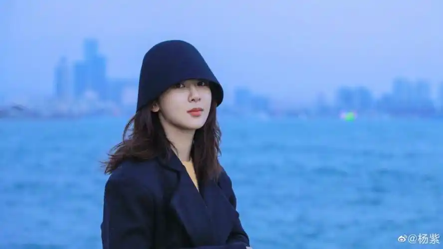 杨紫去海边的照片