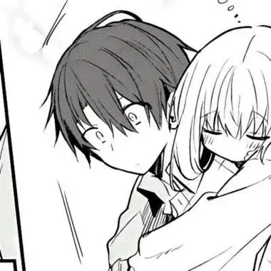 情头黑白动漫高清一左一右的黑白情侣头像动漫图片