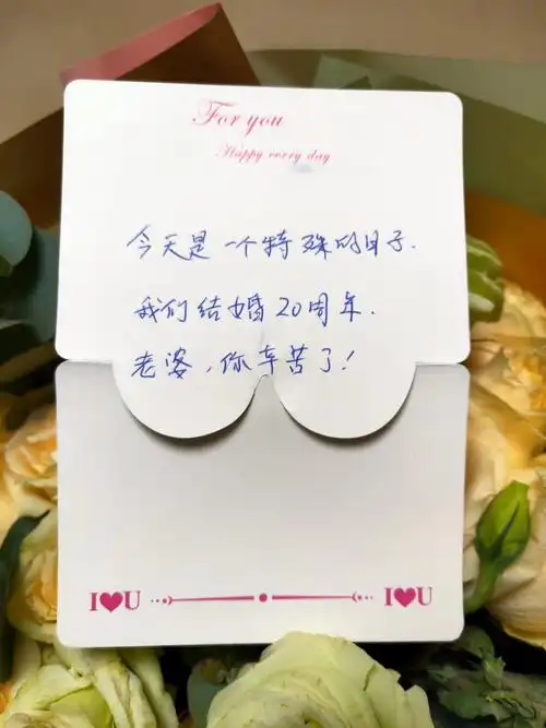 遇见你是今生最美的缘——20周年结婚纪念日
