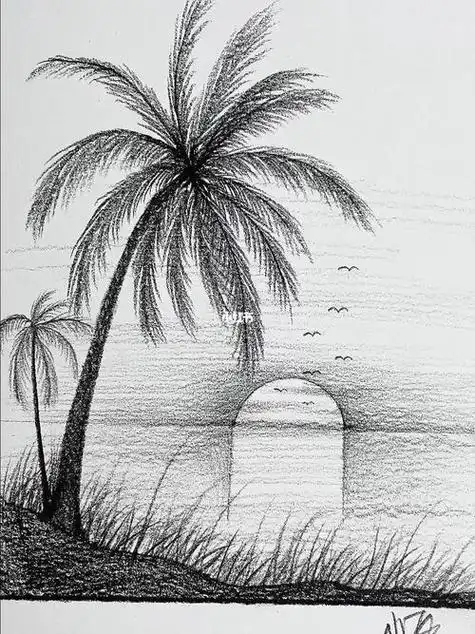 简易风景画画风景又简单又漂亮