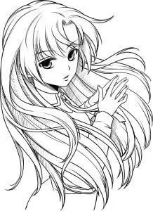 小美少女漫画简笔画百度搜索