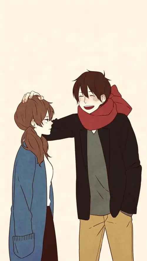 动漫情侣爱情写真