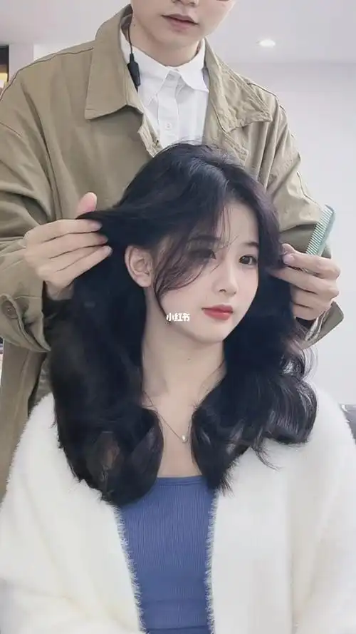 法式刘海  #减龄发型