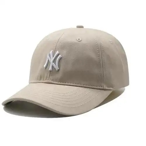 韩国mlb帽子春夏季ny字母刺绣软顶男女同款百搭棒球帽la鸭舌帽潮ny小