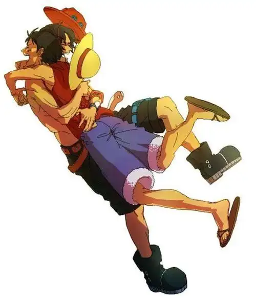 我迷恋的海贼王 路飞 艾斯 感动