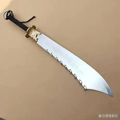为什么古代大刀要装铁环?史学家:遇见刀上有九环的人,赶紧跑
