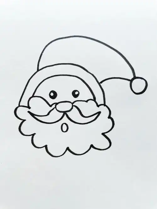 圣诞老人怎么画漂亮又简单(10岁～12岁画圣诞节怎么画)