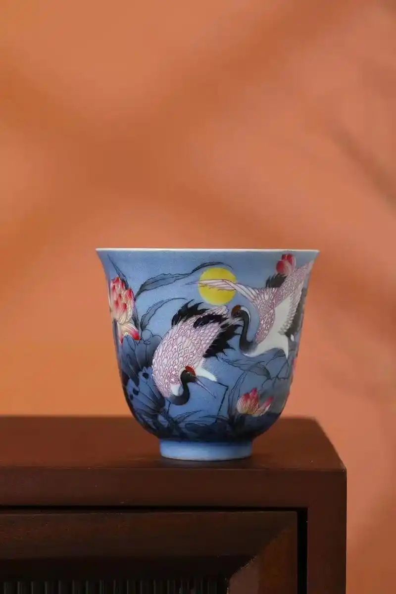 纯手工珐琅彩精品主人杯