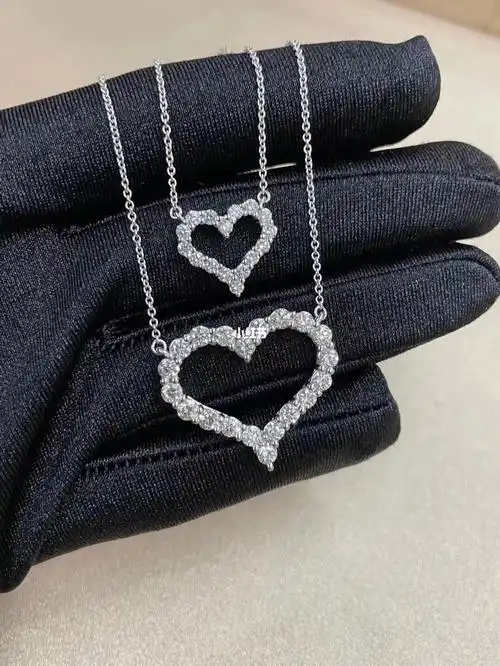蒂芙尼  经典心形钻石项链#tiffany项链
