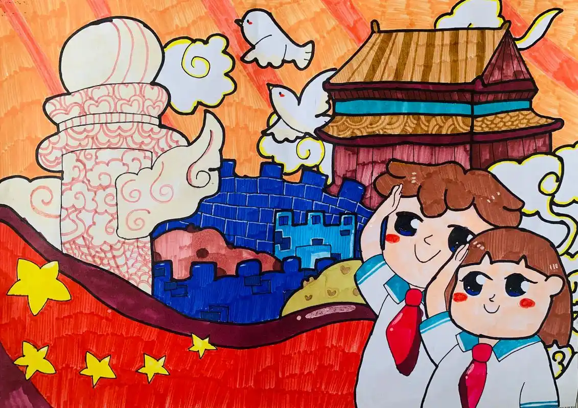 红色革命故事系列绘画