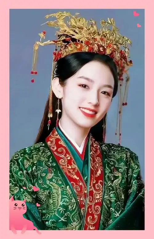 女明星绿色婚服古装造型 - 简书