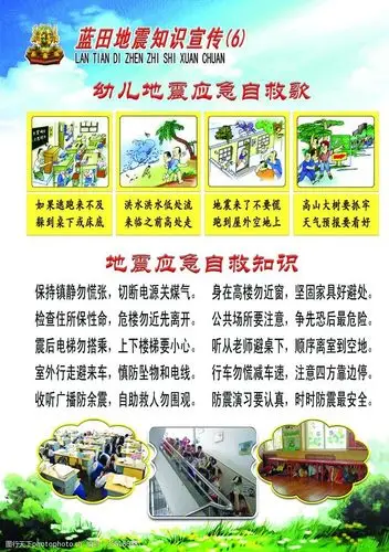 地震知识宣传栏图片