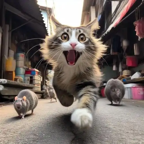 有被小猫咪炸街酷到 #万物加上猫都变得好萌 万物加上猫都很 - 抖音