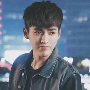 吴亦凡同款假发男生斜刘海短直发套逼真仿真头皮整顶头套少男短发