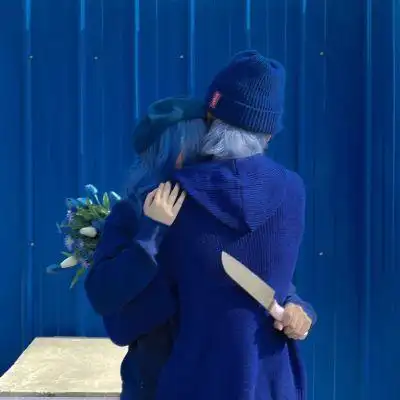 高级感情头蓝色系,高清超火的蓝色系ins头像情头图片_情侣头像_头像屋