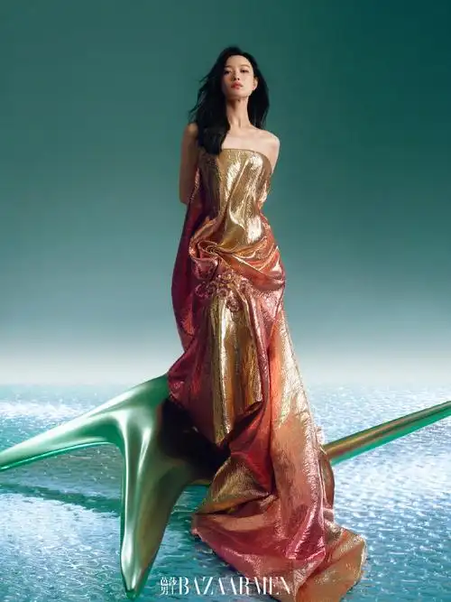 倪妮芭莎男士六月刊封面##倪妮金粉星河大片