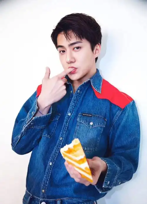 吴世勋帅气中文杂志写真图片