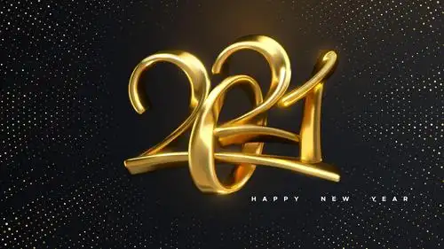 2021年的数字图片,节日矢量-回车桌面